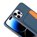 Apple iPhone 14 Uyumlu Pro Uyumlu Max Uyumlu Kılıf Kartlıklı Zore X-Kart Silikon Kapak - 8
