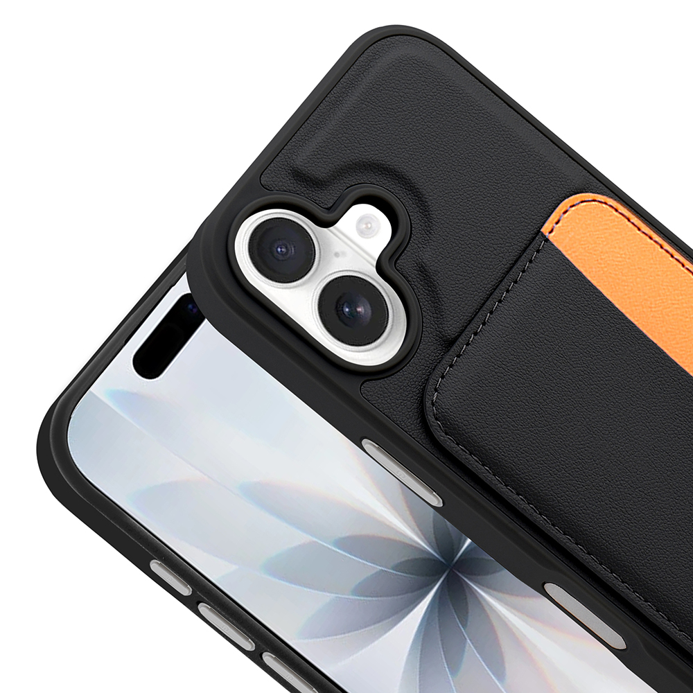 Apple iPhone 16 Uyumlu Kılıf Kartlıklı Zore X-Kart Silikon Kapak - 6