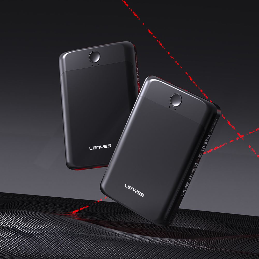 Lenyes PW1008D PD 20W LED Ekranlı Yapay Zeka Destekli Ultra İnce Wireless Powerbank 15W 10.000mAh - 2