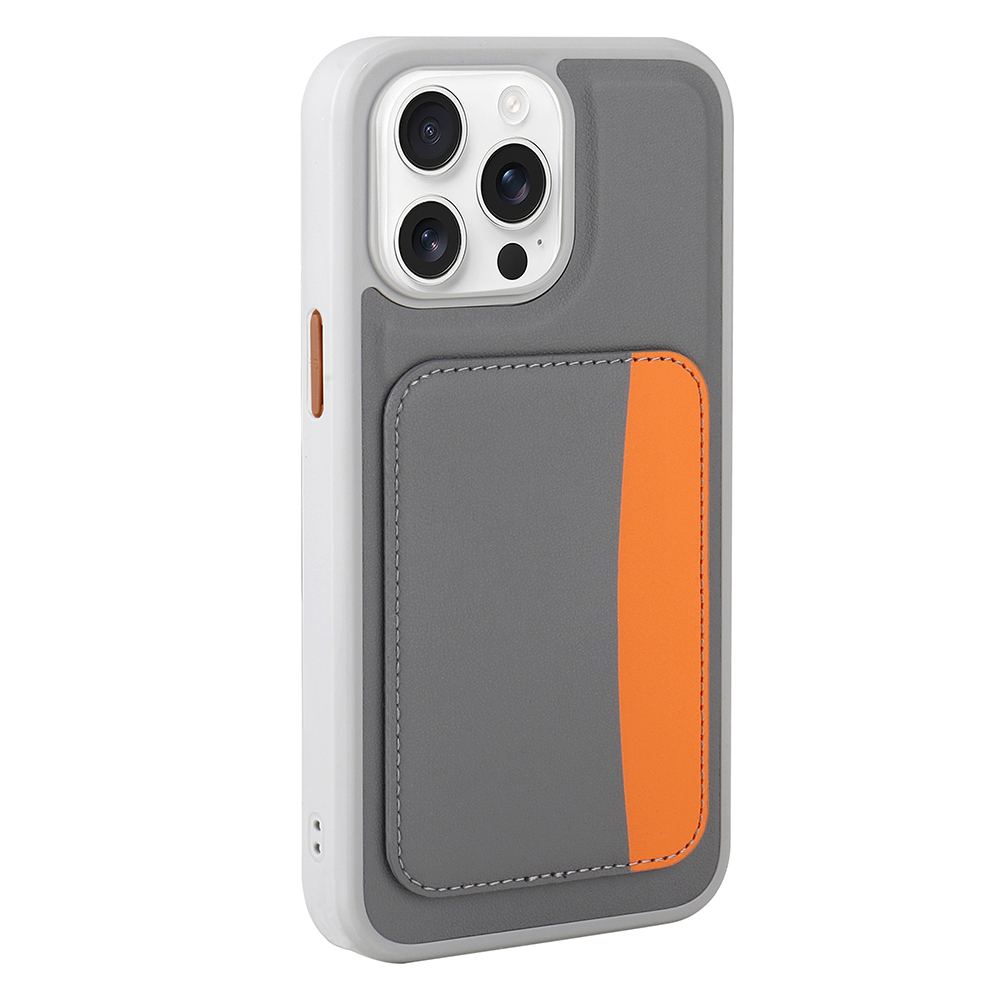 Apple iPhone 16 Uyumlu Pro Uyumlu Kılıf Kartlıklı Zore X-Kart Silikon Kapak - 1