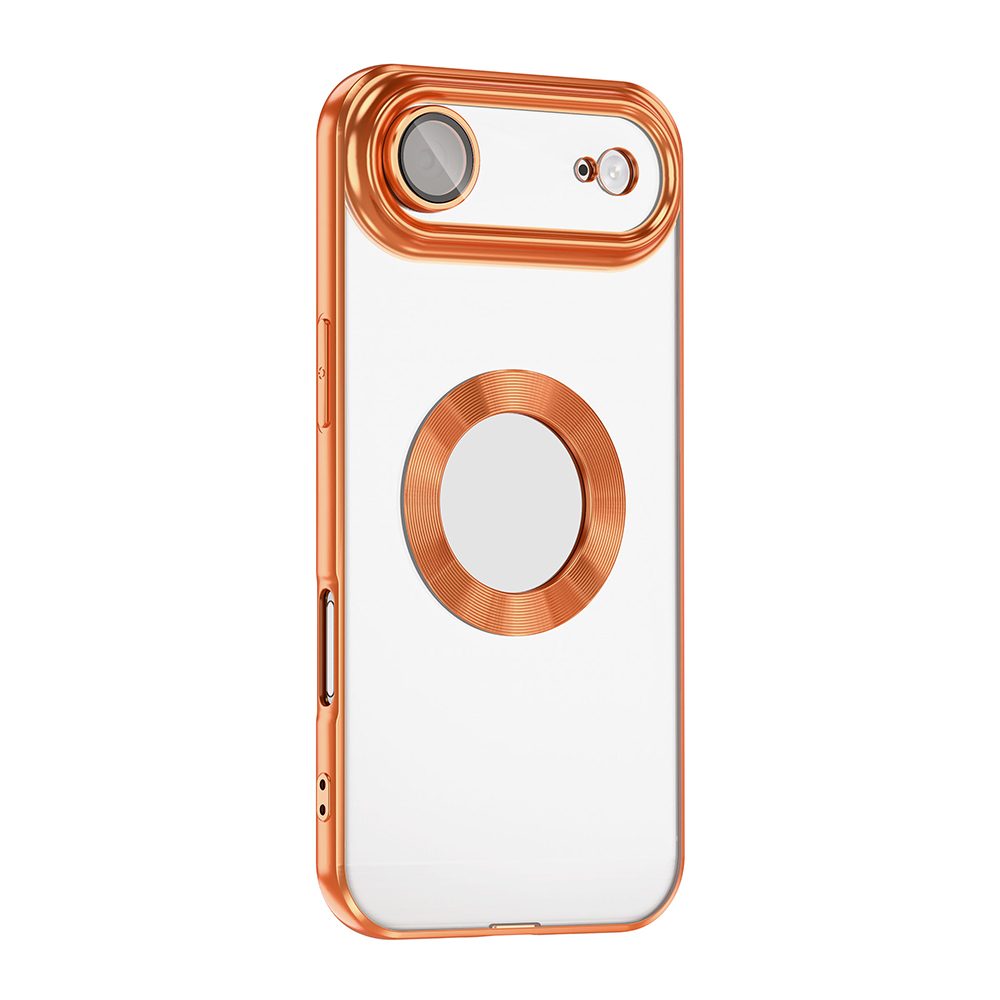 Apple iPhone 17 Uyumlu Air Uyumlu Kılıf Kamera Korumalı Logo Gösteren Zore Omega Kapak - 1