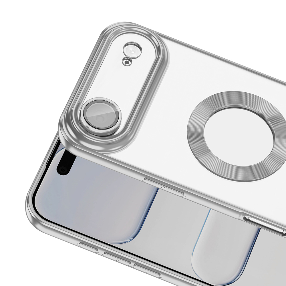 Apple iPhone 17 Uyumlu Air Uyumlu Kılıf Kamera Korumalı Logo Gösteren Zore Omega Kapak - 7