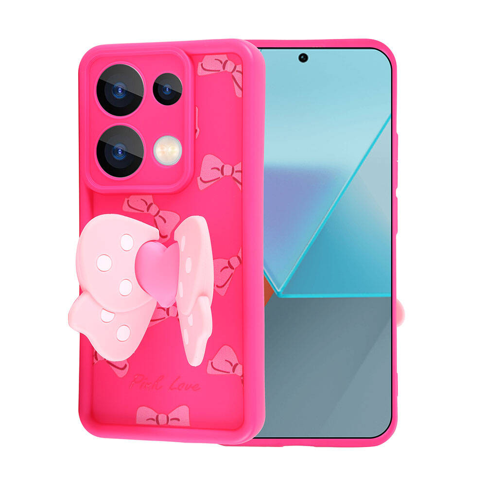 Xiaomi Poco M6 Pro 4G Kılıf Kamera Korumalı Figür Tasarımlı Zore Kapya Kapak - 1