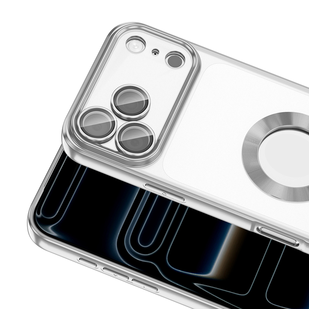 Apple iPhone 17 Uyumlu Pro Uyumlu Kılıf Kamera Korumalı Logo Gösteren Zore Omega Kapak - 10