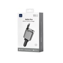 Wiwu Wi-CC034 Type-C + USB-A Hızlı Şarj Özellikli GaN Teknolojili Dahili Kablolu Araç Şarj Aleti 111W - 7