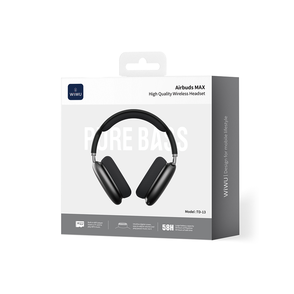 Wiwu TD-13 Airbuds Max Pure Bass Özellikli Kulak Üstü Bluetooth Kulaklık v6.0 - 11