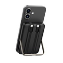 Wiwu Wi-P077 Pionner Serisi Taşınabilir Wireless Şarj ve PD 20W Hızlı Şarj Özellikli Standlı Powerbank 15W 10000mAh - 5