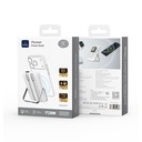 Wiwu Wi-P077 Pionner Serisi Taşınabilir Wireless Şarj ve PD 20W Hızlı Şarj Özellikli Standlı Powerbank 15W 10000mAh - 9