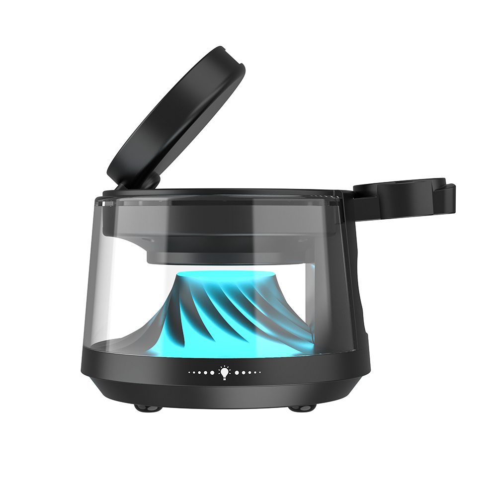 Wiwu Wi-W039 5in1 Kablosuz Şarj Standı Ambiyans Işıklı Bluetooth Speaker Hoparlör Özellikli 15W - 4