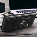 Xiaomi 15 UyumluT Pro Kılıf Magnetik Standlı Kamera Korumalı Zore Sürgülü Vega Kapak - 5