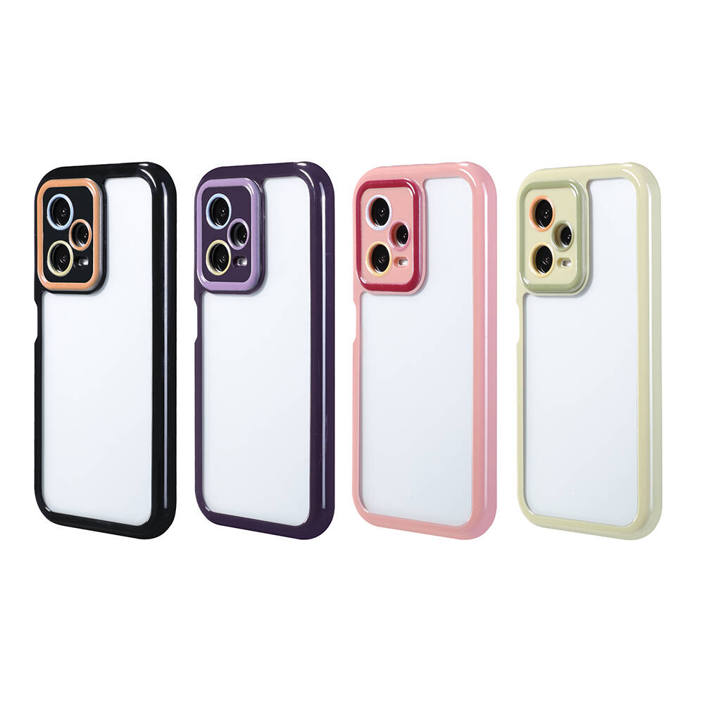 Xiaomi Redmi Note 12 Pro Plus 5G Kılıf Kamera Korumalı Renkli Kenar ve Çerçeve Tasarımlı Zore Vitamin Kapak - 1