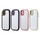 Apple iPhone 11 Uyumlu Kılıf Kamera Korumalı Renkli Kenar ve Çerçeve Tasarımlı Zore Vitamin Kapak - 1