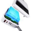 Lenyes C04-A Dijital LED Göstergeli Type-C ve Lightning Kablolu Powerbank 45W 5000mAh - 4