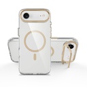 Apple iPhone 17 Uyumlu Air Uyumlu Kılıf M-safe Şarj Özellikli Airbagli Kamera Standlı Zore Azor Kapak - 15