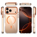Apple iPhone 17 Uyumlu Pro Uyumlu Kılıf M-safe Şarj Özellikli Airbagli Kamera Standlı Zore Azor Kapak - 1