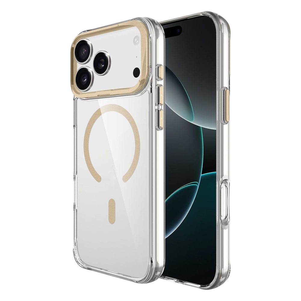 Apple iPhone 17 Uyumlu Pro Uyumlu Max Uyumlu Kılıf M-safe Şarj Özellikli Airbagli Kamera Standlı Zore Azor Kapak - 2