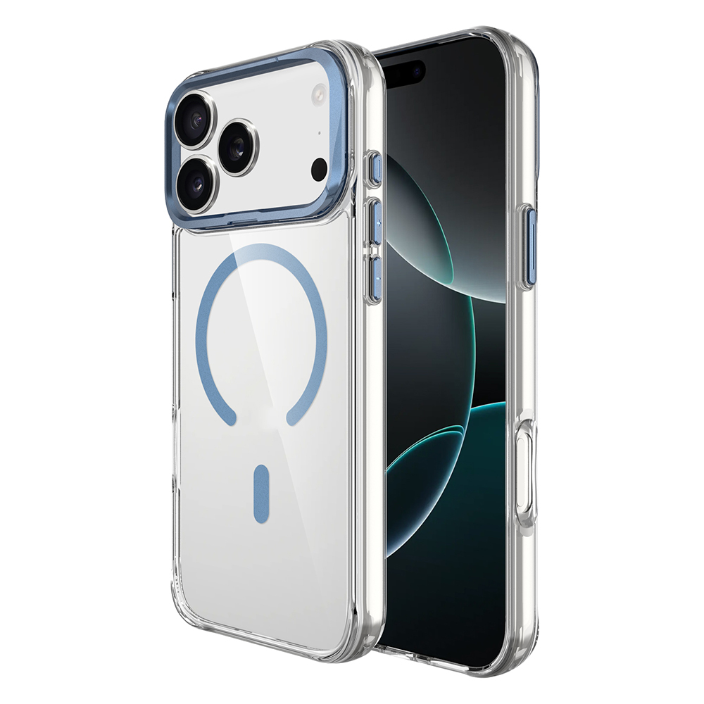 Apple iPhone 17 Uyumlu Pro Uyumlu Max Uyumlu Kılıf M-safe Şarj Özellikli Airbagli Kamera Standlı Zore Azor Kapak - 11