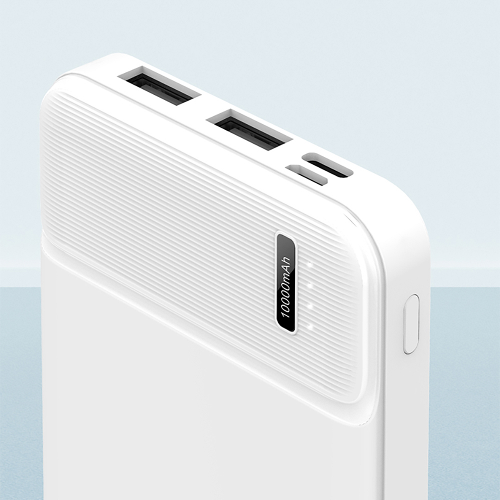 Recci RPB-N16C Ultra İnce Hızlı Şarj Özellikli Led Işık Göstergeli Powerbank 10000mAh - 9
