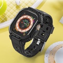 Apple Watch Ultra 49mm Uyumlu Wiwu Wi-WB014 Armor Serisi 2in1 Sert PC Kasa Koruyuculu Silikon Kordon - 9