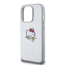 Apple iPhone 15 Uyumlu Pro Uyumlu Max Uyumlu Kılıf Hello Kitty Orjinal Lisanslı M-safe Şarj Özellikli Baskı Logolu Uyuyan Kitty Deri Kapak - 5