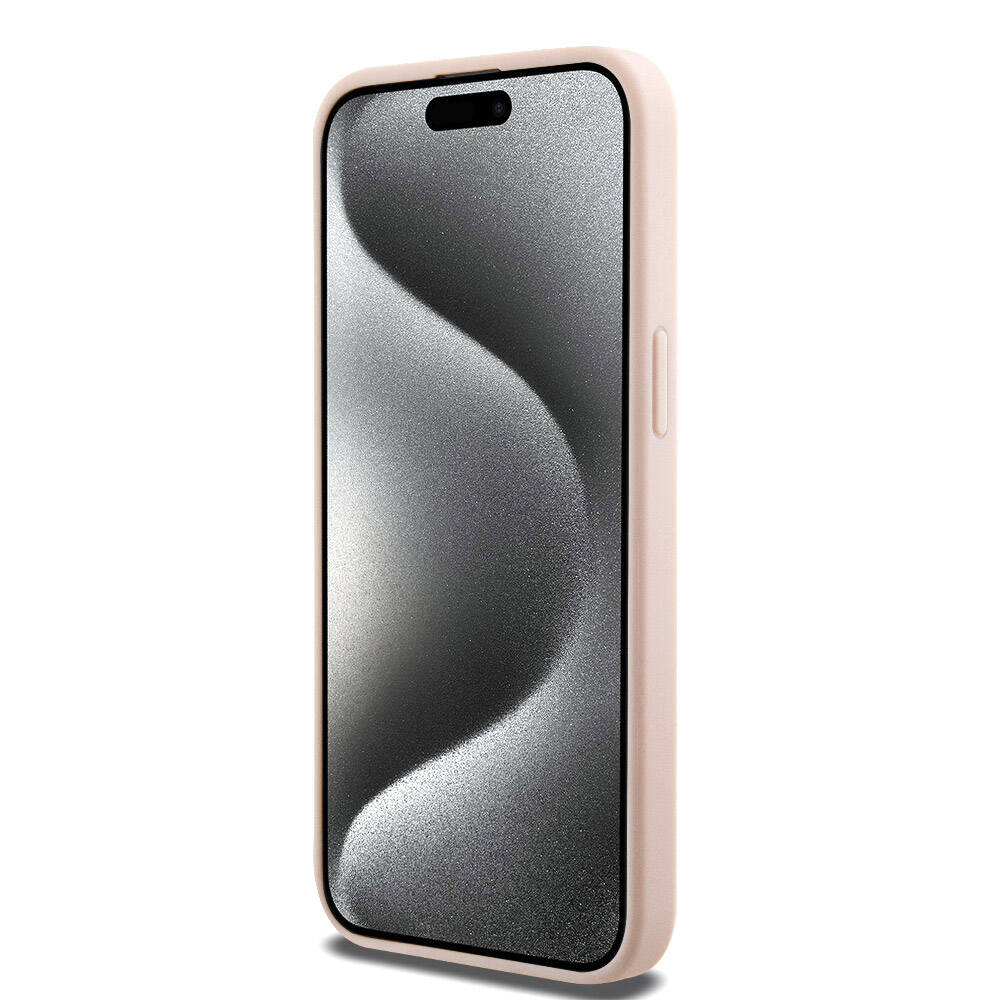 Apple iPhone 15 Uyumlu Pro Uyumlu Max Uyumlu Kılıf Hello Kitty Orjinal Lisanslı M-safe Şarj Özellikli Baskı Logolu Uyuyan Kitty Deri Kapak - 11