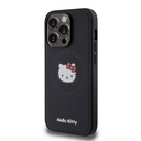 Apple iPhone 15 Uyumlu Pro Uyumlu Kılıf Hello Kitty Orjinal Lisanslı M-safe Şarj Özellikli Kitty Head Deri Kapak - 8