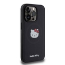 Apple iPhone 15 Uyumlu Pro Uyumlu Kılıf Hello Kitty Orjinal Lisanslı M-safe Şarj Özellikli Kitty Head Deri Kapak - 9