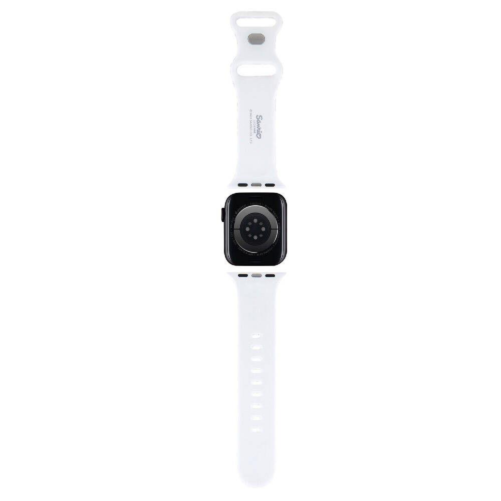 Apple Watch 38mm Uyumlu Hello Kitty Orjinal Lisanslı Fiyonklar & Çizgiler Silikon Kordon - 2