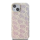 Apple iPhone 15 Uyumlu Kılıf Hello Kitty Orjinal Lisanslı Renk Geçişli Elektroplating Kaplama Kitty Head Desenli Kapak - 2