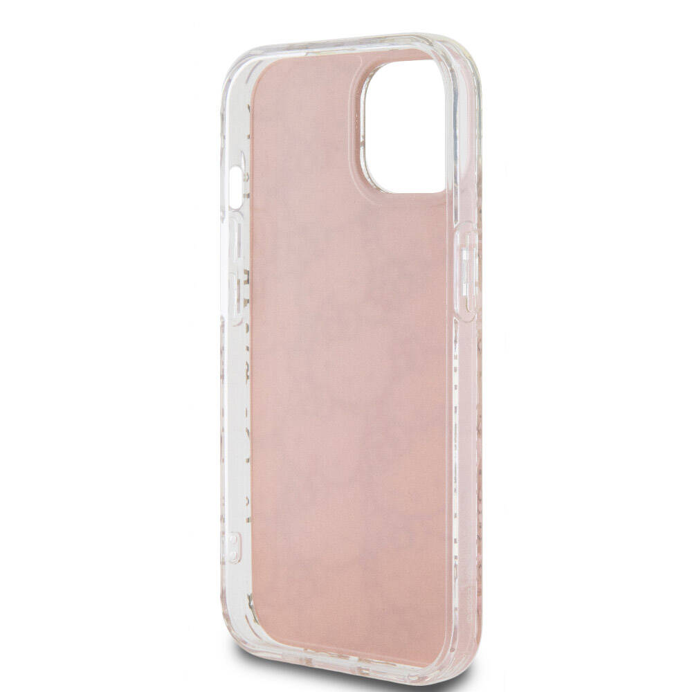Apple iPhone 15 Uyumlu Kılıf Hello Kitty Orjinal Lisanslı Renk Geçişli Elektroplating Kaplama Kitty Head Desenli Kapak - 6