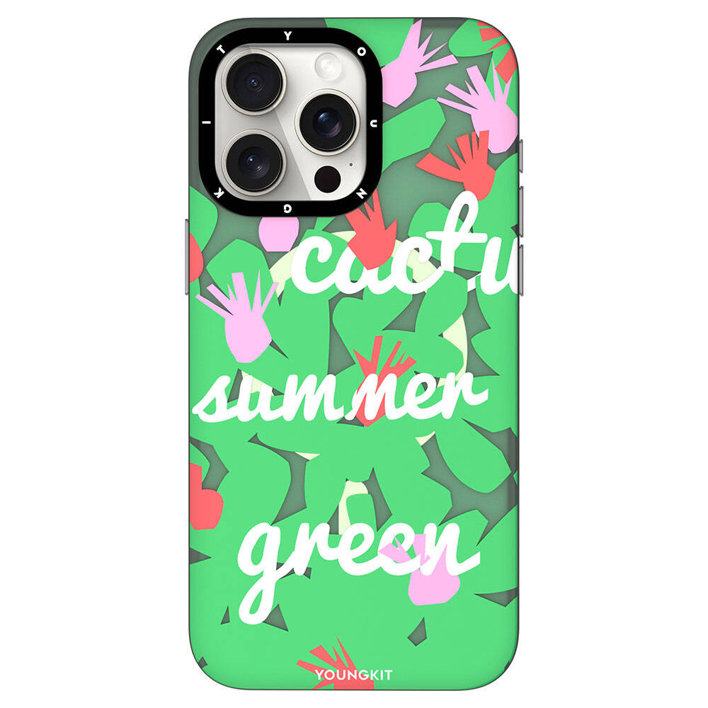 Apple iPhone 14 Pro Max Uyumlu Kılıf Magsafe Şarj Özellikli Yaz Meyvesi Desenli Youngkit Fruity Flavour Serisi Kapak - 1