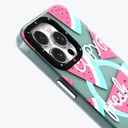 Apple iPhone 14 Pro Max Uyumlu Kılıf Magsafe Şarj Özellikli Yaz Meyvesi Desenli Youngkit Fruity Flavour Serisi Kapak - 6