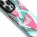 Apple iPhone 14 Pro Max Uyumlu Kılıf Magsafe Şarj Özellikli Yaz Meyvesi Desenli Youngkit Fruity Flavour Serisi Kapak - 7