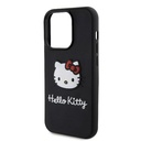 Apple iPhone 15 Uyumlu Pro Uyumlu Kılıf Hello Kitty Orjinal Lisanslı Yazı ve İkonik Logolu 3D Rubber Kitty Head Kapak - 12