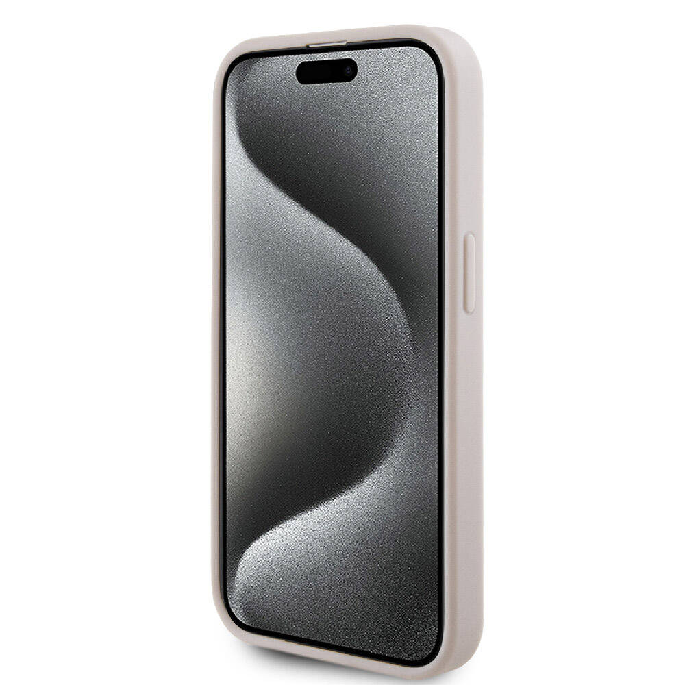 Apple iPhone 15 Uyumlu Pro Uyumlu Kılıf Hello Kitty Orjinal Lisanslı M-safe Şarj Özellikli Baskı Logolu Uyuyan Kitty Deri Kapak - 4