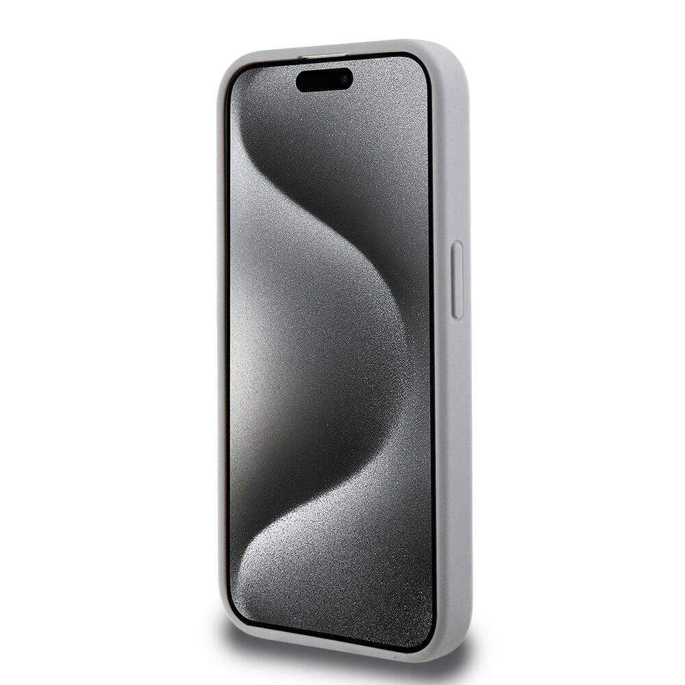 Apple iPhone 15 Uyumlu Pro Uyumlu Kılıf Hello Kitty Orjinal Lisanslı M-safe Şarj Özellikli Baskı Logolu Uyuyan Kitty Deri Kapak - 11