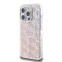 Apple iPhone 15 Uyumlu Pro Uyumlu Kılıf Hello Kitty Orjinal Lisanslı Renk Geçişli Elektroplating Kaplama Kitty Head Desenli Kapak - 1
