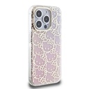 Apple iPhone 15 Uyumlu Pro Uyumlu Kılıf Hello Kitty Orjinal Lisanslı Renk Geçişli Elektroplating Kaplama Kitty Head Desenli Kapak - 3
