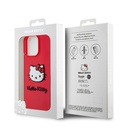 Apple iPhone 15 Uyumlu Pro Uyumlu Max Uyumlu Kılıf Hello Kitty Orjinal Lisanslı Yazı ve İkonik Logolu 3D Rubber Kitty Head Kapak - 14