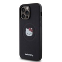 Apple iPhone 15 Uyumlu Pro Uyumlu Max Uyumlu Kılıf Hello Kitty Orjinal Lisanslı M-safe Şarj Özellikli Kitty Head Deri Kapak - 1