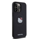 Apple iPhone 15 Uyumlu Pro Uyumlu Max Uyumlu Kılıf Hello Kitty Orjinal Lisanslı M-safe Şarj Özellikli Kitty Head Deri Kapak - 2