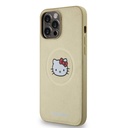 Apple iPhone 15 Uyumlu Pro Uyumlu Max Uyumlu Kılıf Hello Kitty Orjinal Lisanslı M-safe Şarj Özellikli Kitty Head Deri Kapak - 8