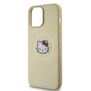 Apple iPhone 15 Uyumlu Pro Uyumlu Max Uyumlu Kılıf Hello Kitty Orjinal Lisanslı M-safe Şarj Özellikli Kitty Head Deri Kapak - 11