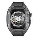 Apple Watch 7 45mm Uyumlu Wiwu Wi-WB013 Rambo Serisi 2in1 Şeffaf PC Kasa Koruyuculu Kauçuk Kordon - 1