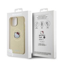 Apple iPhone 15 Uyumlu Pro Uyumlu Max Uyumlu Kılıf Hello Kitty Orjinal Lisanslı M-safe Şarj Özellikli Kitty Head Deri Kapak - 13