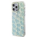 Apple iPhone 15 Uyumlu Pro Uyumlu Max Uyumlu Kılıf Hello Kitty Orjinal Lisanslı Renk Geçişli Elektroplating Kaplama Kitty Head Desenli Kapak - 1
