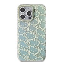 Apple iPhone 15 Uyumlu Pro Uyumlu Max Uyumlu Kılıf Hello Kitty Orjinal Lisanslı Renk Geçişli Elektroplating Kaplama Kitty Head Desenli Kapak - 2