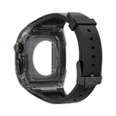 Apple Watch 7 45mm Uyumlu Wiwu Wi-WB013 Rambo Serisi 2in1 Şeffaf PC Kasa Koruyuculu Kauçuk Kordon - 5