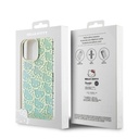 Apple iPhone 15 Uyumlu Pro Uyumlu Max Uyumlu Kılıf Hello Kitty Orjinal Lisanslı Renk Geçişli Elektroplating Kaplama Kitty Head Desenli Kapak - 7