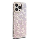Apple iPhone 15 Uyumlu Pro Uyumlu Max Uyumlu Kılıf Hello Kitty Orjinal Lisanslı Renk Geçişli Elektroplating Kaplama Kitty Head Desenli Kapak - 10